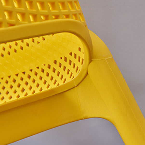 Sillas de comedor de plástico de estilo moderno, sillones de comedor apilables para cocina