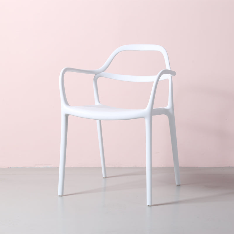 Sillas de comedor de plástico de estilo moderno, sillas apilables para cocina