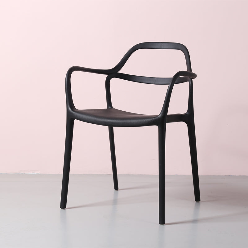 Sillas de comedor de plástico de estilo moderno, sillas apilables para cocina