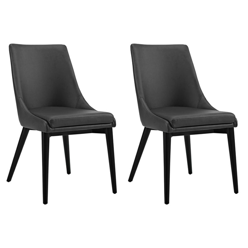 Chaise latérale tapissée contemporaine de restaurant finition mate Parsons dinant la chaise