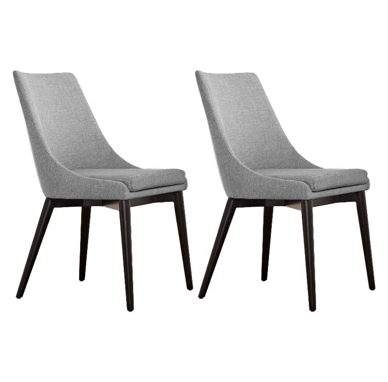 Chaise latérale tapissée contemporaine de restaurant finition mate Parsons dinant la chaise