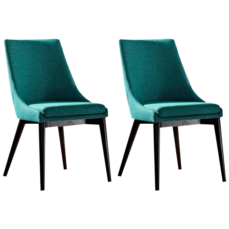 Chaise latérale tapissée contemporaine de restaurant finition mate Parsons dinant la chaise