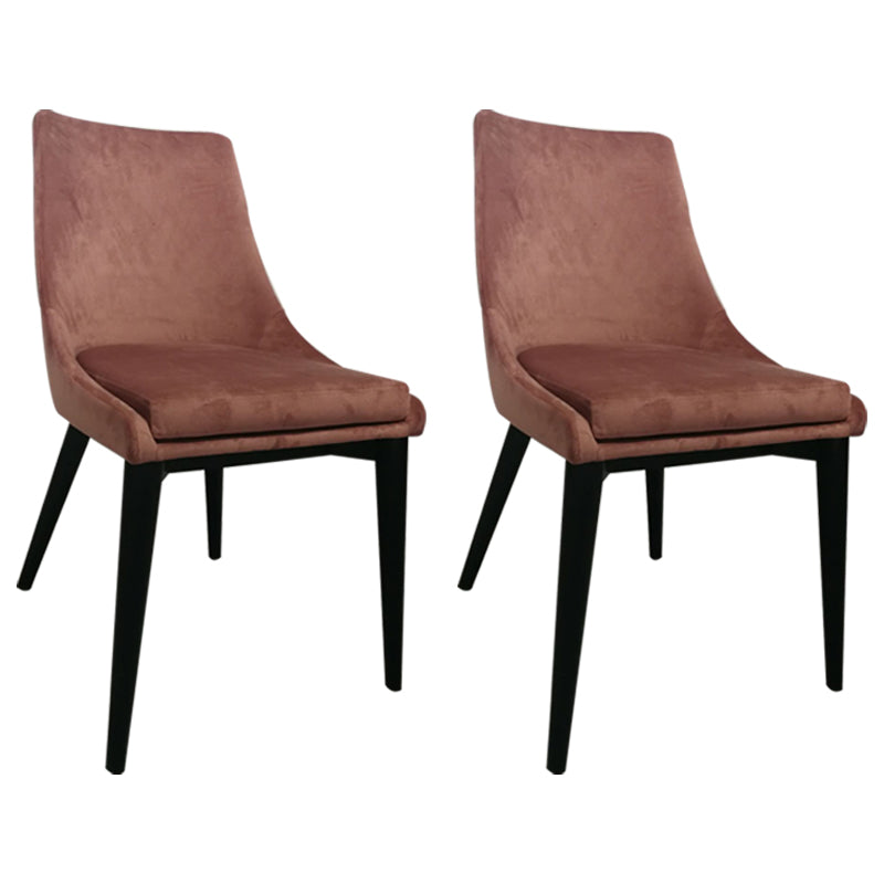 Chaise latérale tapissée contemporaine de restaurant finition mate Parsons dinant la chaise