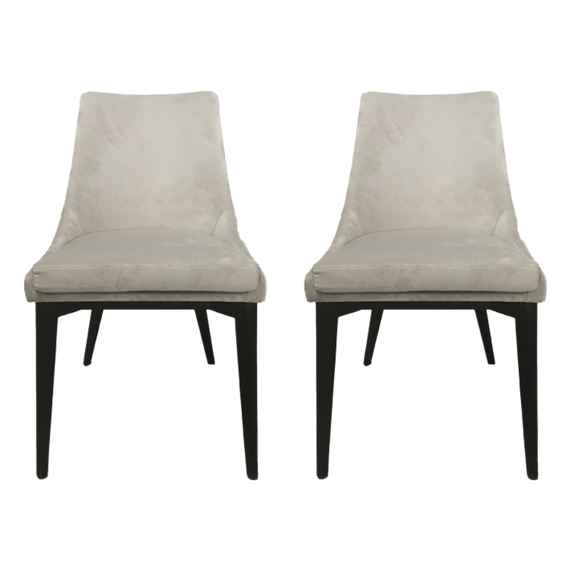 Chaise latérale tapissée contemporaine de restaurant finition mate Parsons dinant la chaise