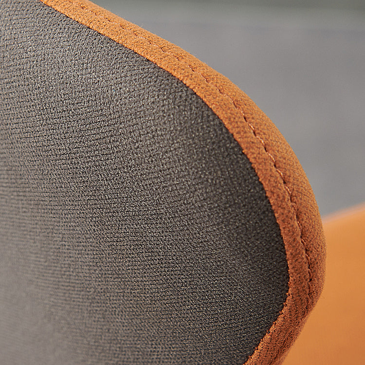 Esszimmerstühle im minimalistischen Stil mit offener Rückenlehne und gepolsterten Armlehnen (2er-Set)