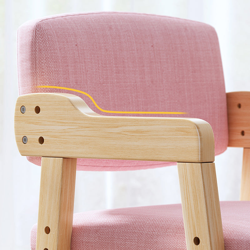 Silla moderna de madera para interiores y exteriores, silla individual de comedor con respaldo abierto y brazo