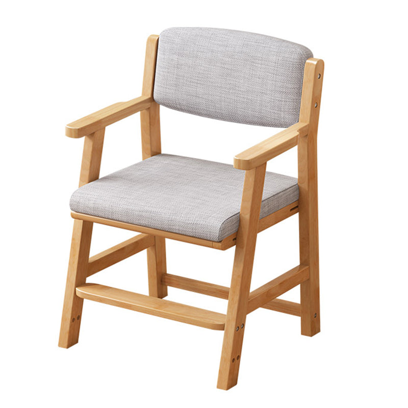 Wood Modern Indoor-Outdoor Chair Open Back Dining Single Chair for Home Use