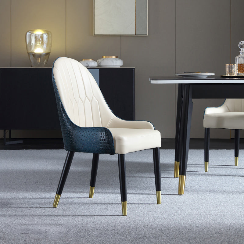 Sillas de comedor de estilo nórdico, silla lateral de comedor de madera con brazo para cocina