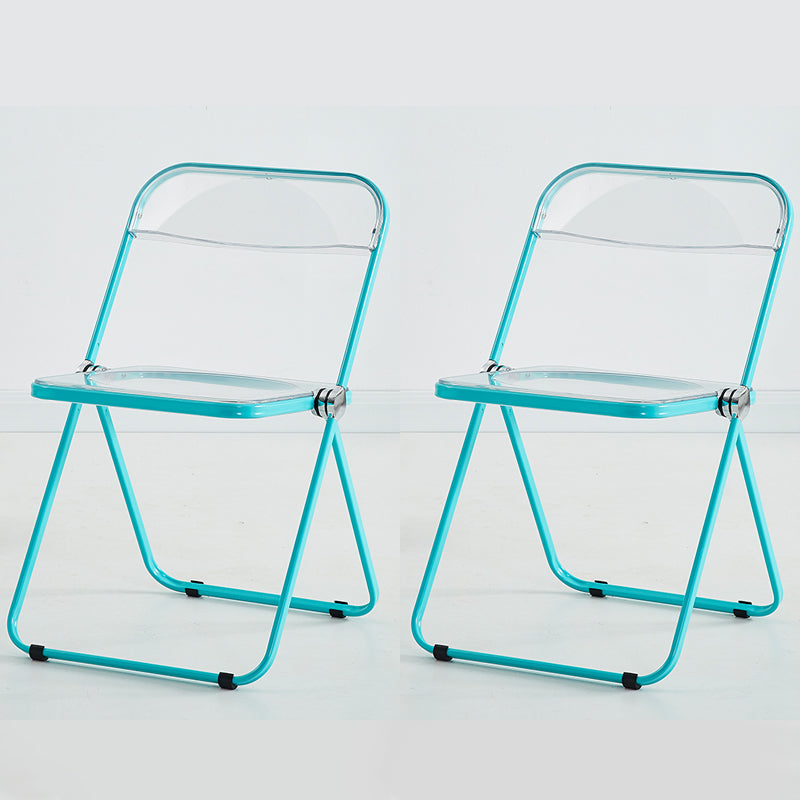 Chaise d'intérieur et d'extérieur moderne, chaise d'appoint en métal, pliable, à dossier ouvert, pour salle à manger