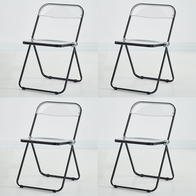 Chaise d'intérieur et d'extérieur moderne, chaise d'appoint en métal, pliable, à dossier ouvert, pour salle à manger