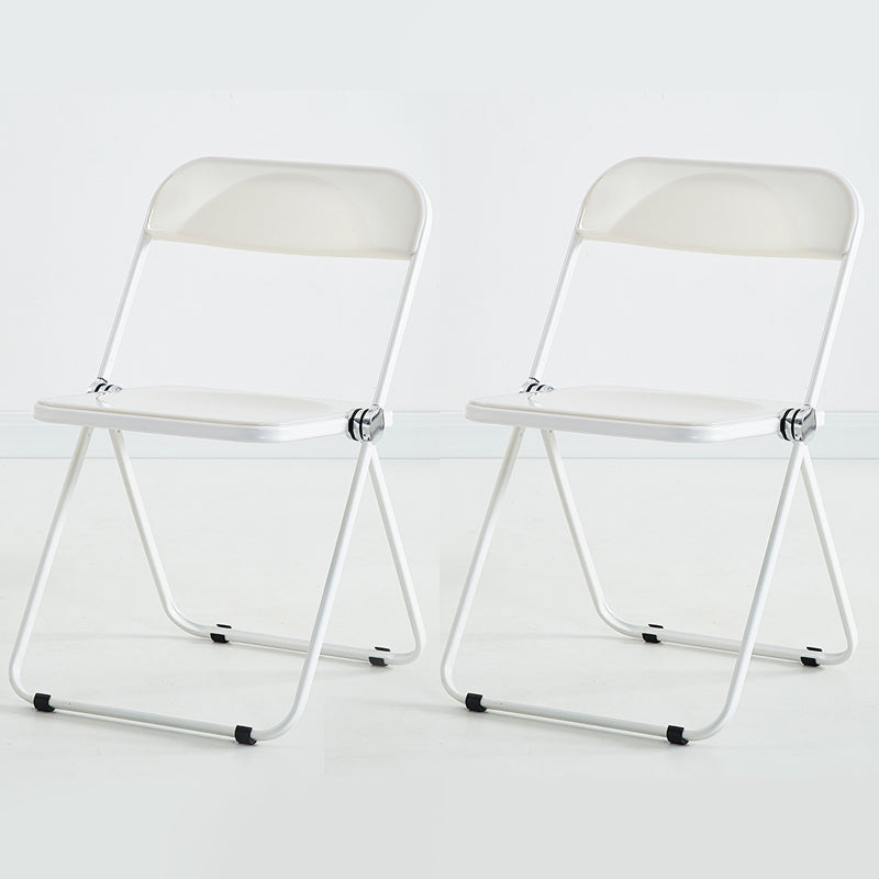 Chaise d'intérieur et d'extérieur moderne, chaise d'appoint en métal, pliable, à dossier ouvert, pour salle à manger