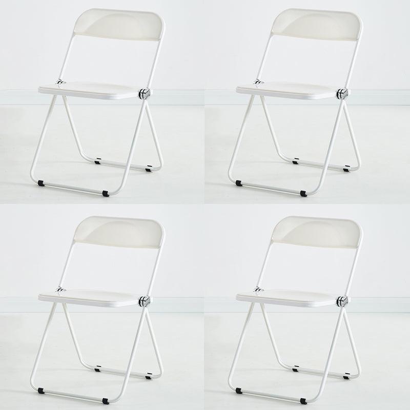 Chaise d'intérieur et d'extérieur moderne, chaise d'appoint en métal, pliable, à dossier ouvert, pour salle à manger