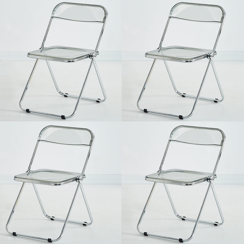Chaise d'intérieur et d'extérieur moderne, chaise d'appoint en métal, pliable, à dossier ouvert, pour salle à manger