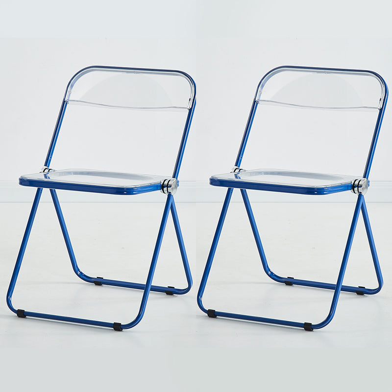 Chaise d'intérieur et d'extérieur moderne, chaise d'appoint en métal, pliable, à dossier ouvert, pour salle à manger