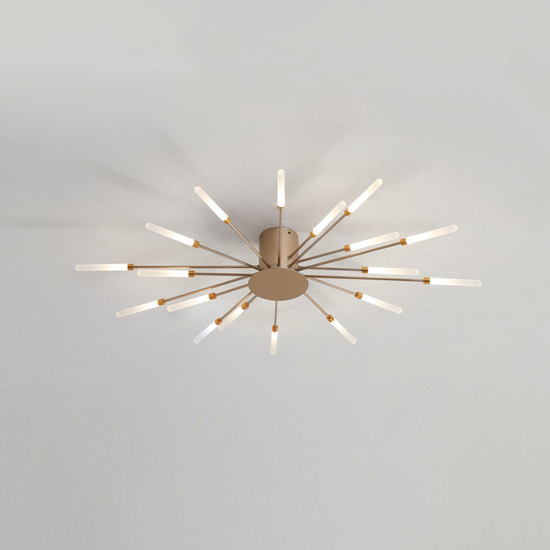 Simplicity Flush Mount Light Sputnik LED Ceiling Light Fixtures for Living Room