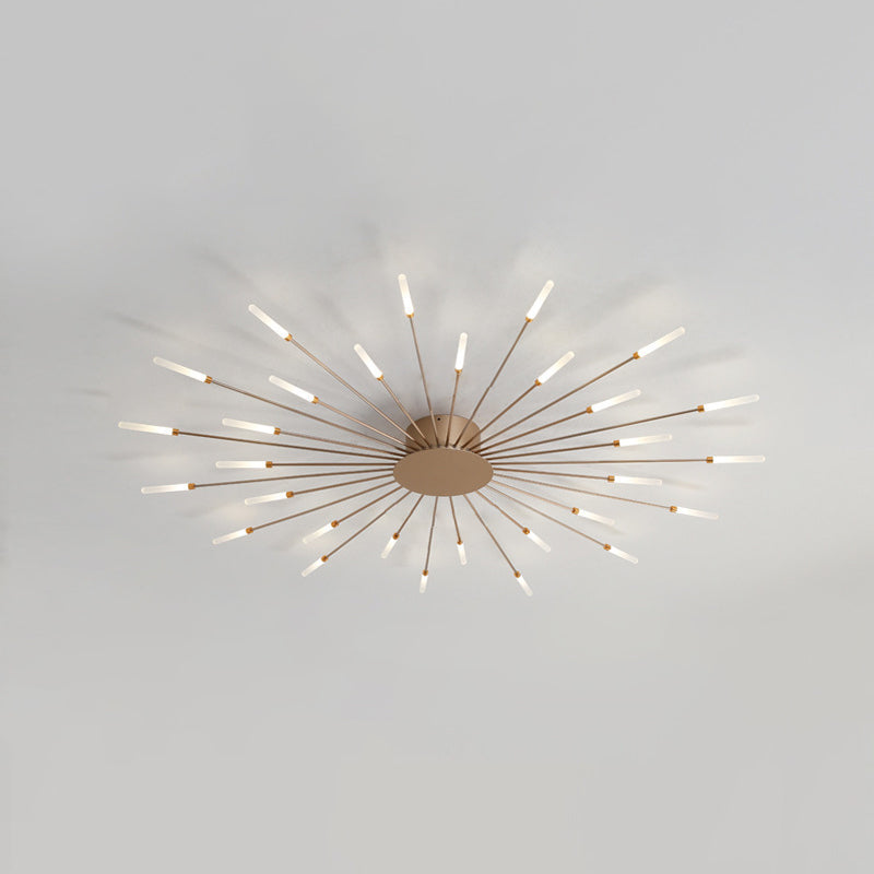 Simplicity Flush Mount Light Sputnik LED Ceiling Light Fixtures for Living Room