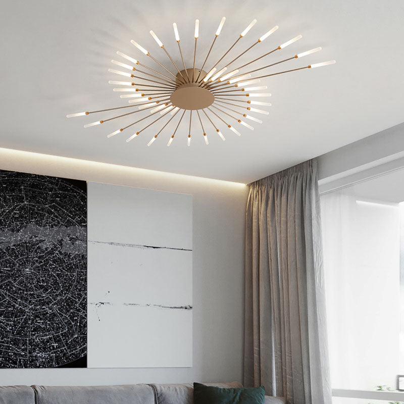 Simplicity Flush Mount Light Sputnik LED Ceiling Light Fixtures for Living Room