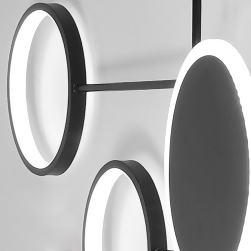 Geometry LED Flush Mount Light Contemporary Ceiling Light for Living Room