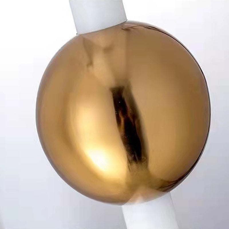 1 Licht hängende helle moderne Stil linearer Formglasanhängerlampe in Weiß