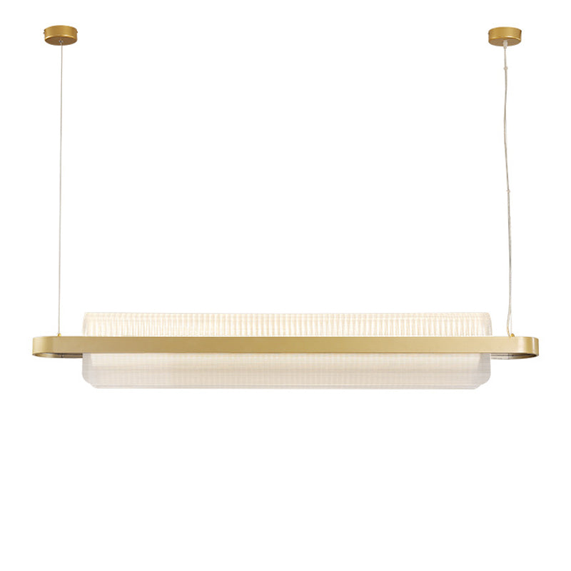 LED LED ACRYLIC LINEA LIGHT GOLD MODERN 1 LUGHT LUCHING Lights para comedor