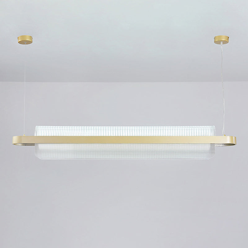 LED LED ACRYLIC LINEA LIGHT GOLD MODERN 1 LUGHT LUCHING Lights para comedor