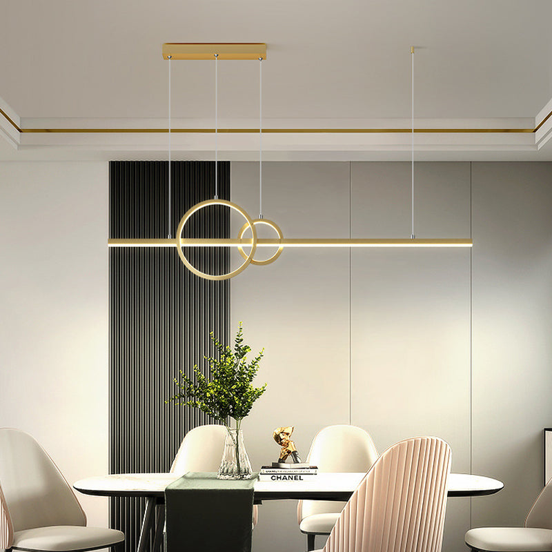 Contemporary Pendant Lighting Fixtures Minimalism Island Chandelier Lights for Living Room