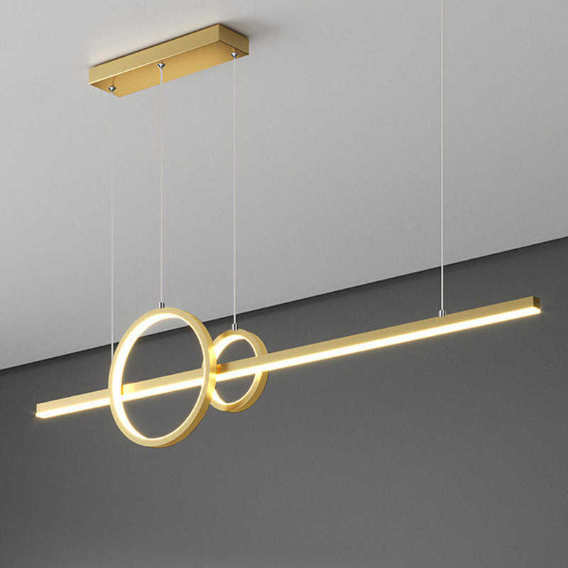 Contemporary Pendant Lighting Fixtures Minimalism Island Chandelier Lights for Living Room