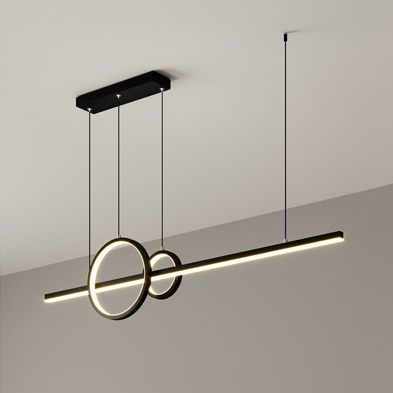 Contemporary Pendant Lighting Fixtures Minimalism Island Chandelier Lights for Living Room