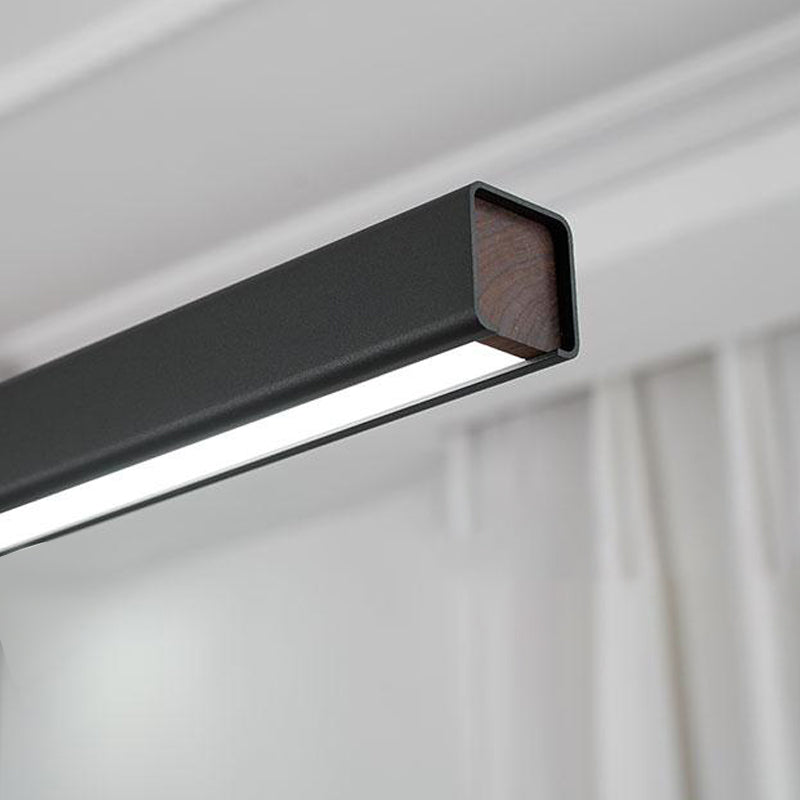 Lámpara de lámpara de techo nórdica LED moderno Luz lineal largo para comedor para comedor