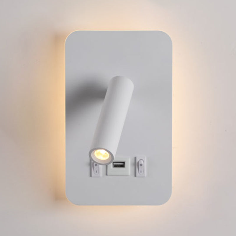 Eisenwandleuchten moderne zwei leichte Wandmontage -Leselampe für Bett