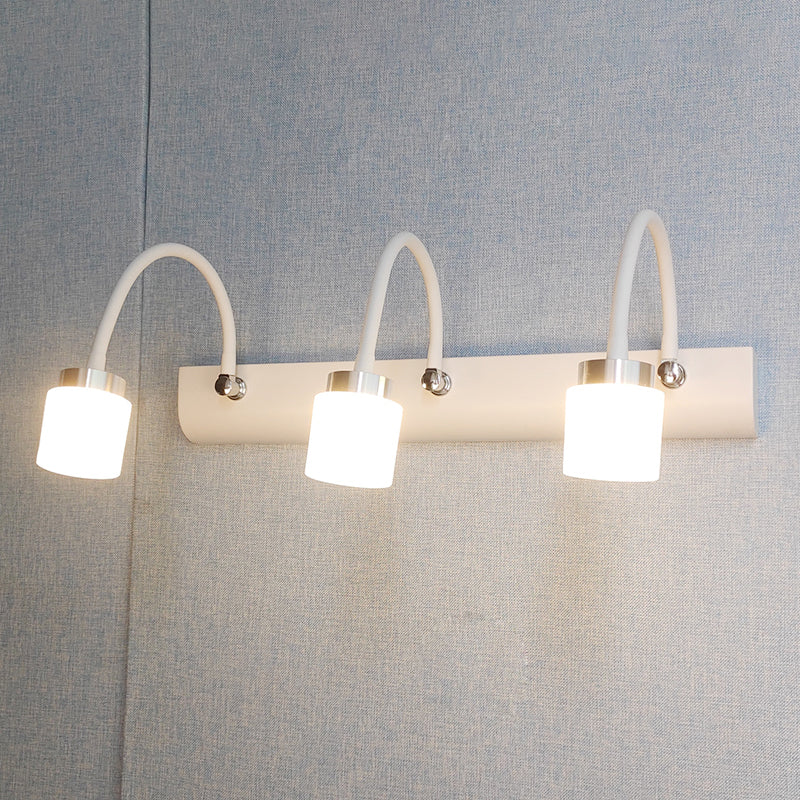 Modern Simple Mirror Lamp Fixture Flexible Makeup Mirror Lamp for Bathroom Washroom