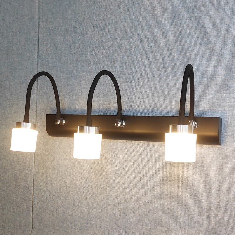 Modern Simple Mirror Lamp Fixture Flexible Makeup Mirror Lamp for Bathroom Washroom