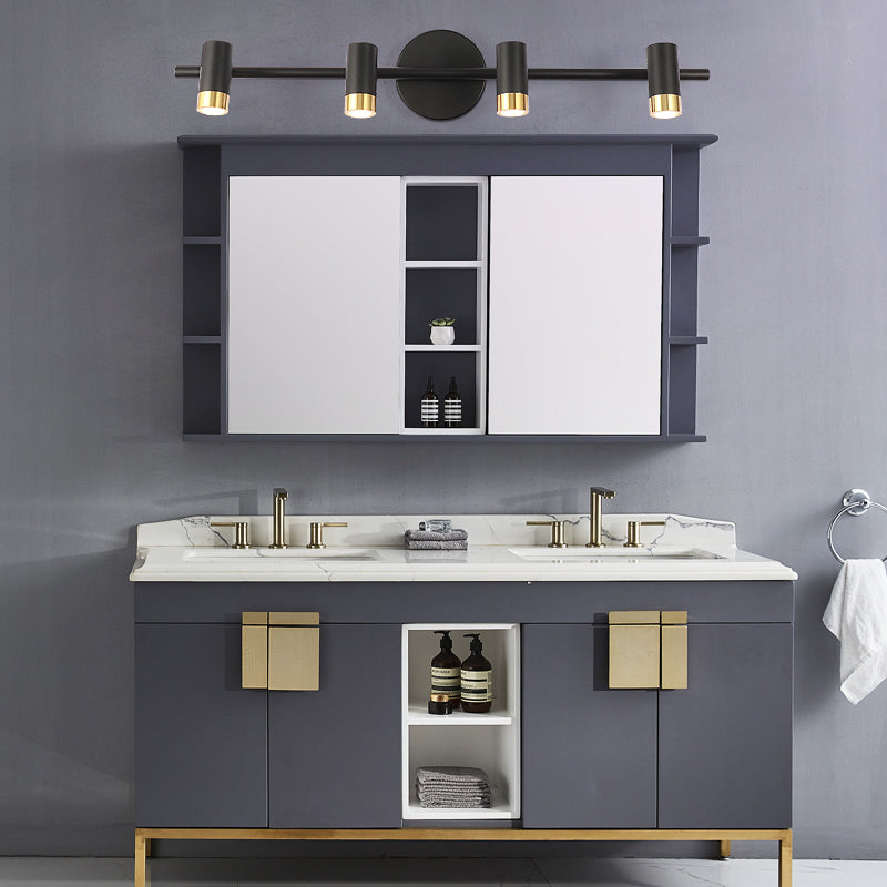 Modern Simple Mirror Lamp Fixture Adjustable Makeup Mirror Light for Washroom Bathroom