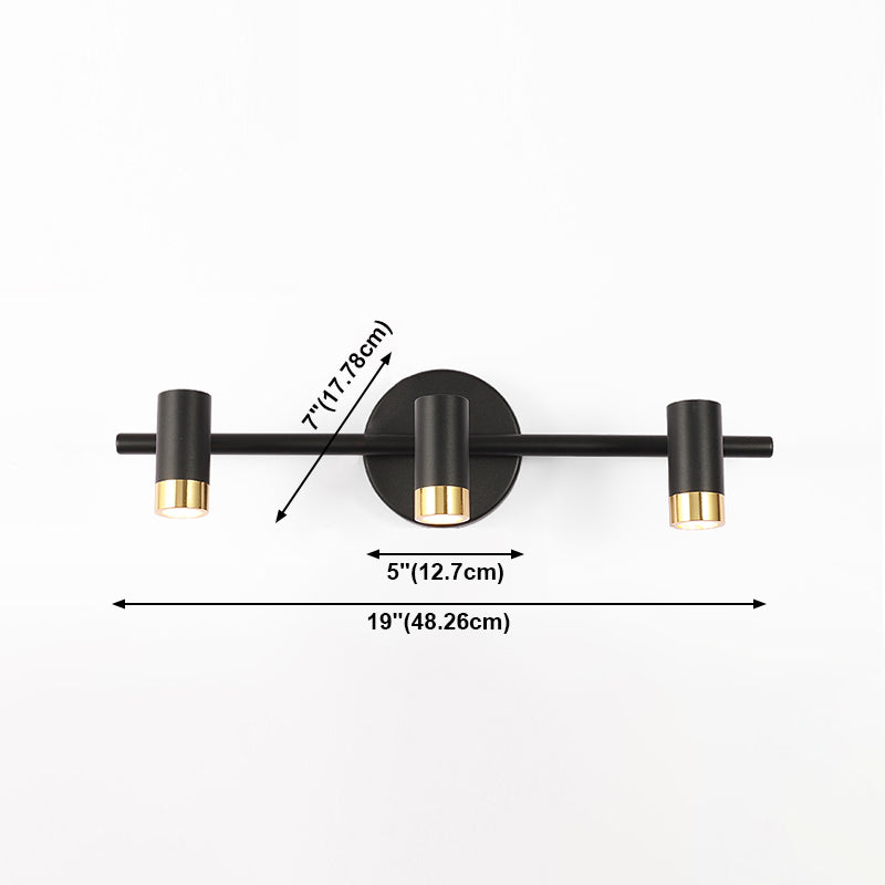 Modern Simple Mirror Lamp Fixture Adjustable Makeup Mirror Light for Washroom Bathroom