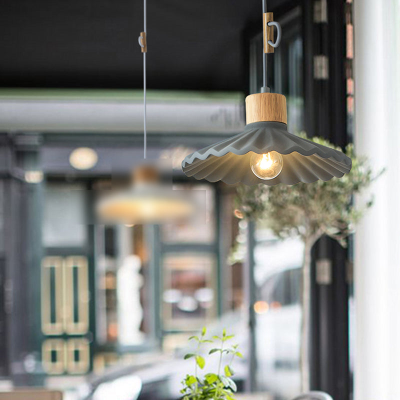 Moderne macaron geschulpte hangende hanglanterende lamp metalen hangende hanglampen voor restaurant