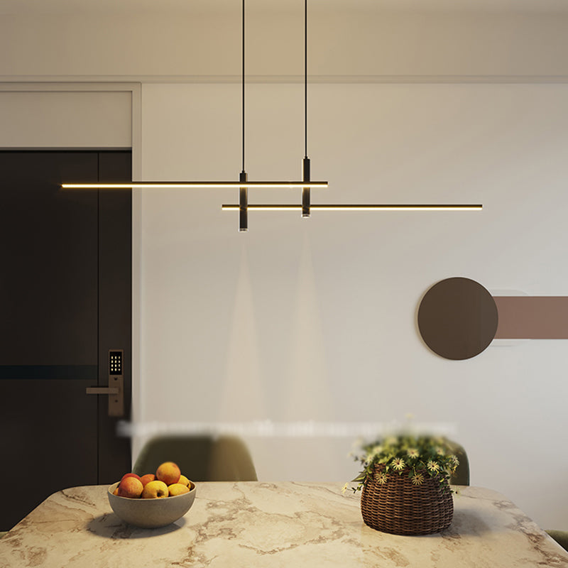 47.5/35.5 Long Hanging Pendant Lights Simplicity Island Lamps for Living Room Dinning Room