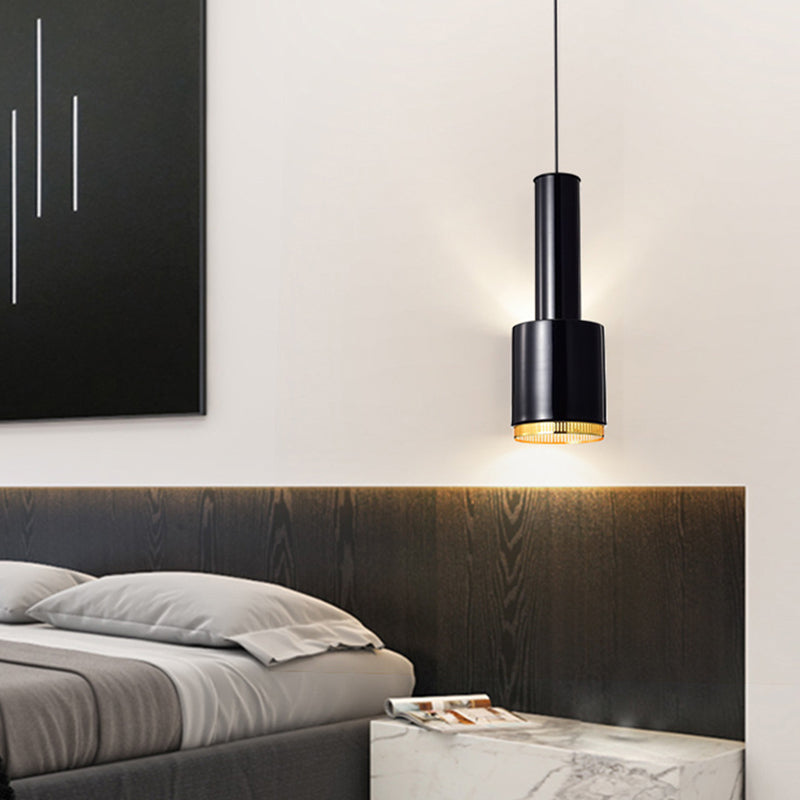 Modern Artistic Single Pendant Light Electroplate Metal Hanging Lamp with Iron Shade