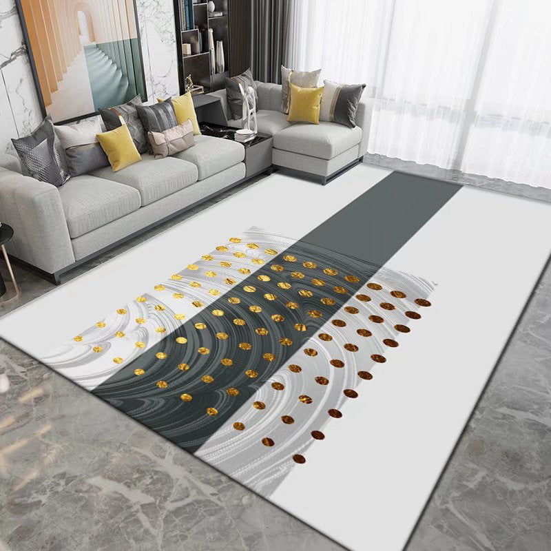 Modern artistiek patroon Tekenpatroon Polyester binnen tapijt vlekbestendig gebied Teken voor woonkamer