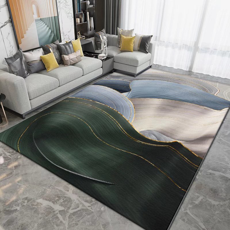 Modern artistiek patroon Tekenpatroon Polyester binnen tapijt vlekbestendig gebied Teken voor woonkamer