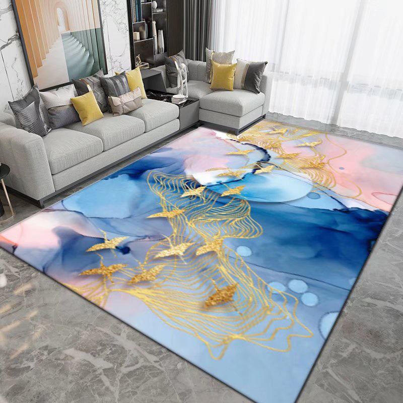 Modern artistiek patroon Tekenpatroon Polyester binnen tapijt vlekbestendig gebied Teken voor woonkamer