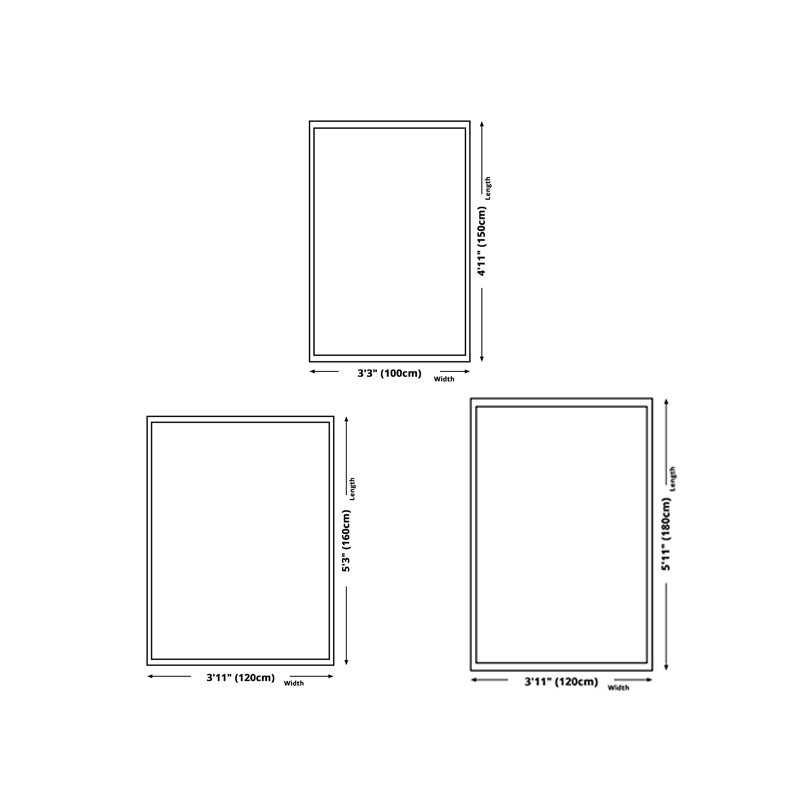 Modern artistiek patroon Tekenpatroon Polyester binnen tapijt vlekbestendig gebied Teken voor woonkamer