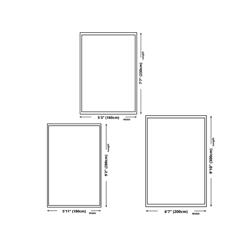 Modern artistiek patroon Tekenpatroon Polyester binnen tapijt vlekbestendig gebied Teken voor woonkamer