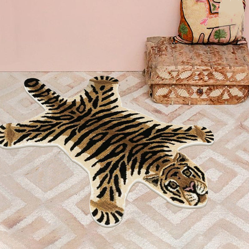 Nieuwe luipaard Gedrukt Trug Polyester binnen Tapijt Non-slip ruggebied Tapijt voor woonkamer