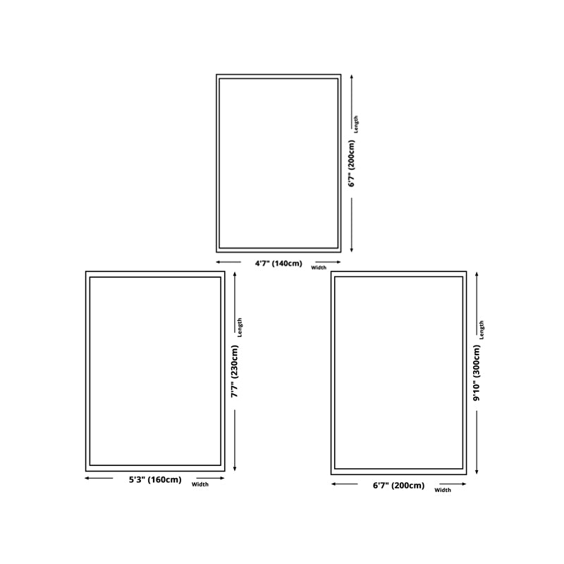 Sapphire Modern Rug Polyester Dog Rug Stain resistent tapijt voor woonkamer