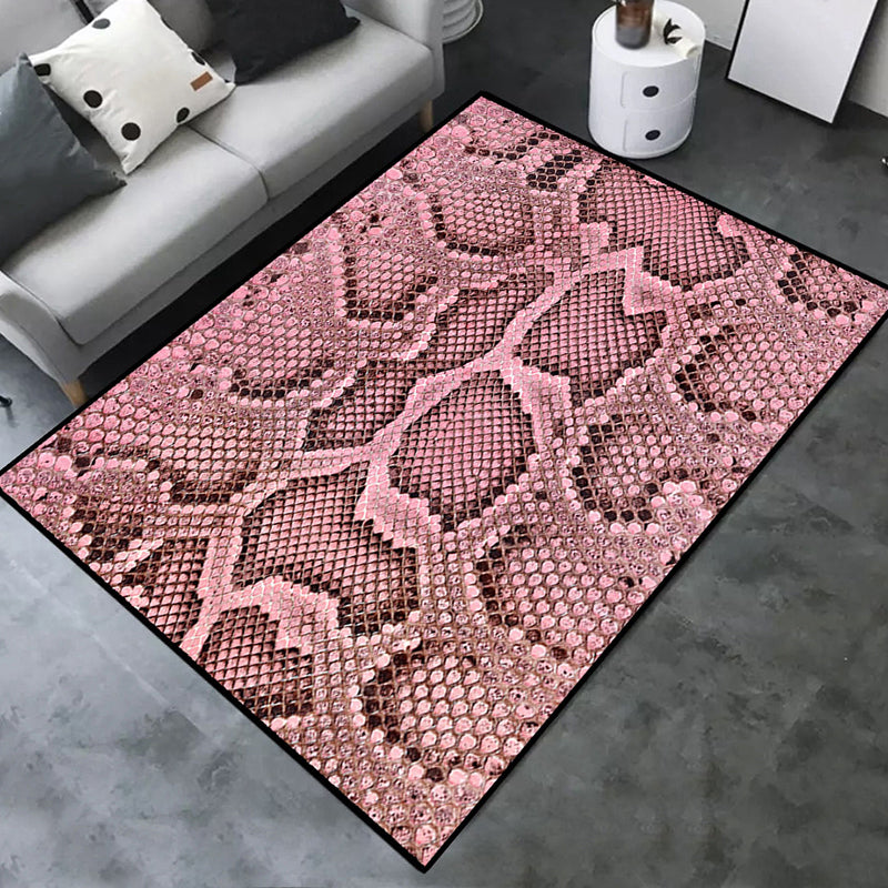 Leisure Area Rug Polyester Animals Print Rug Stain Resistant Area Rug for Home Decor