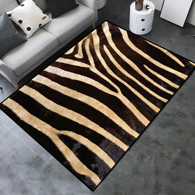 Leisure Area Rug Polyester Animals Print Rug Stain Resistant Area Rug for Home Decor