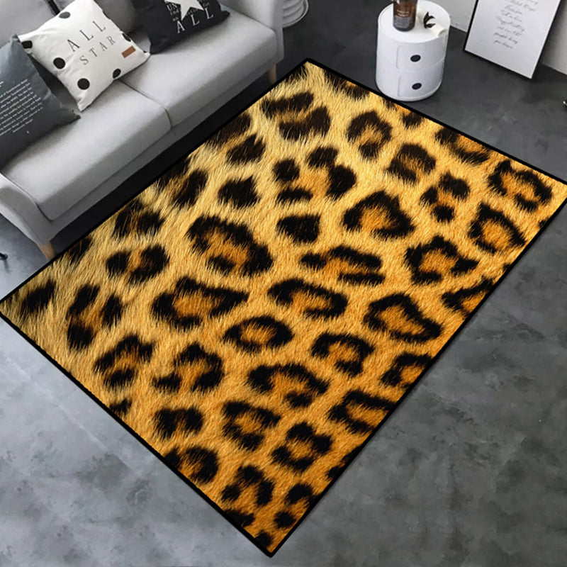 Leisure Area Rug Polyester Animals Print Rug Stain Resistant Area Rug for Home Decor