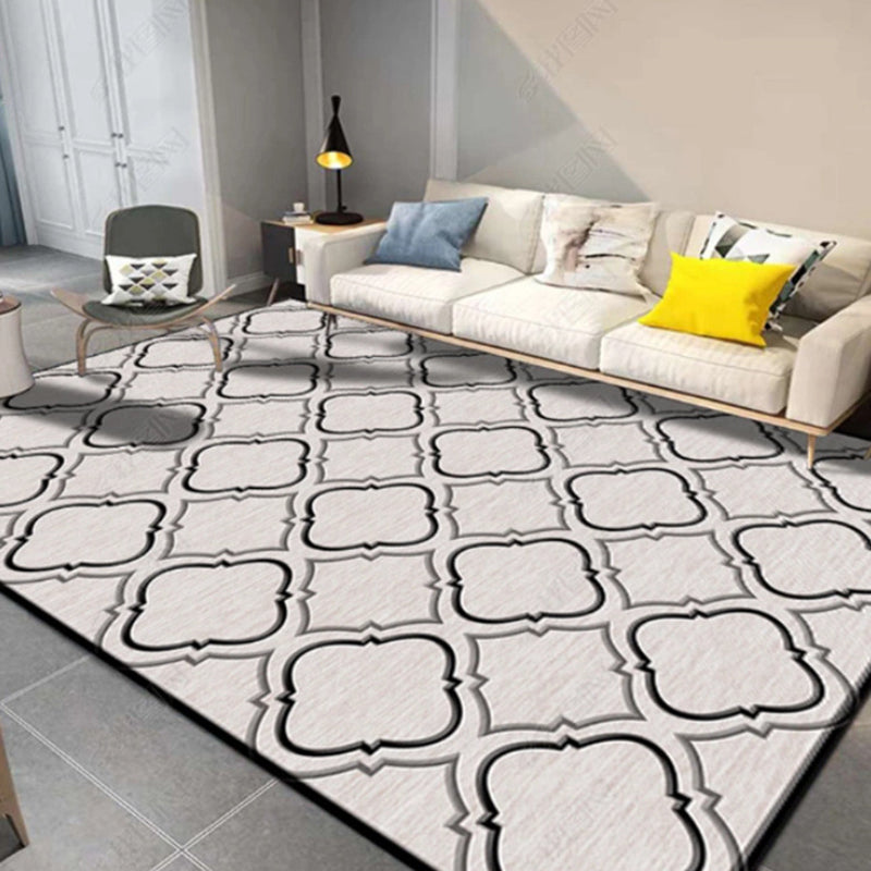 Natuurlijk Zebra gestreepte tapijt polyester Polyester binnen Tapijt Non-slip ruggebied Tapijt voor woonkamer