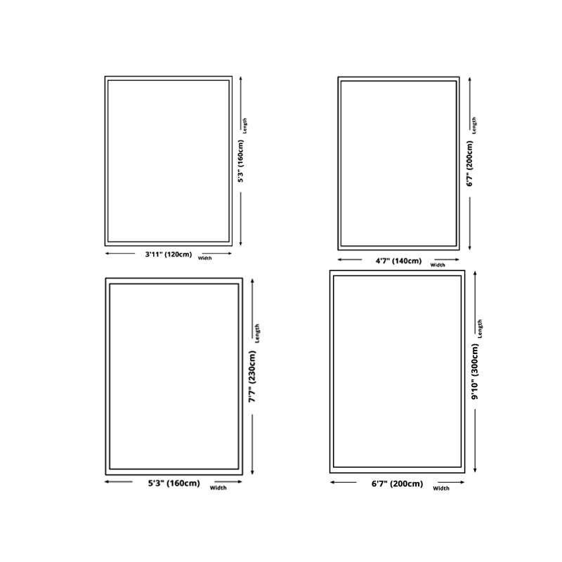 Blauw modern vloerkleed bloem afdrukken polyester gebied tapijt niet-slip achterste tapijt voor woningdecoratie