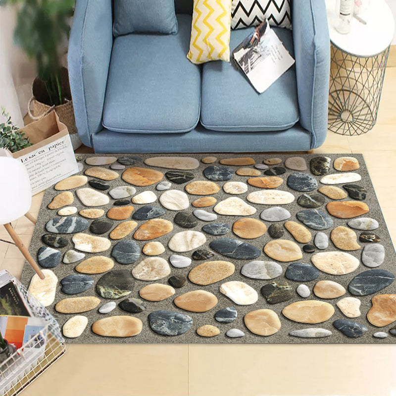 Roze woonkamer tapijt bloemenpatroon polyester gebied tapijt niet-slip achterste ruggebied tapijt